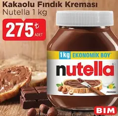 NUTELLA KAKAOLU FINDIK KREMASI 1 KG